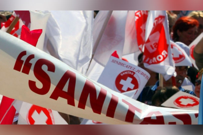 Proteste la Reșița –  „Solidaritatea Sanitară” protestează  în toată țara