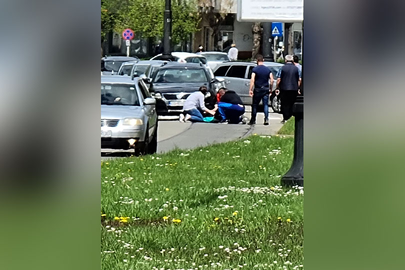 Grav accident de circulație în Vinerea Neagră pe Bulevardul Republicii pe trecerea de pietoni de la blocul 5 EXCLUSIV VIDEO