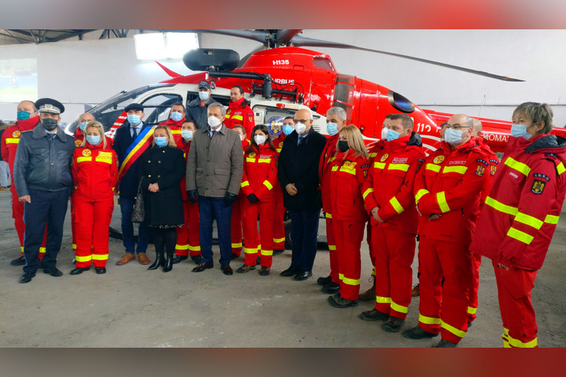Punct aero-medical inaugurat la Caransebeș de Arafat – Elicopter SMURD la un pas de noi VIDEO