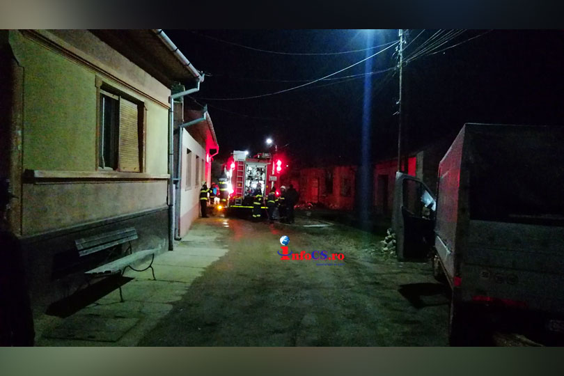 Incendiu cu pericol de extindere la o locuință din Lăpușnic Mare VIDEO
