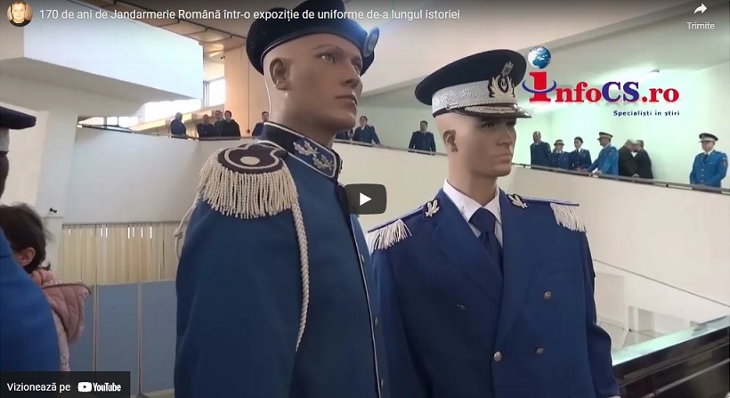 170 de ani  de Jandarmerie Română într-o expoziție de uniforme de-a lungul istoriei VIDEO