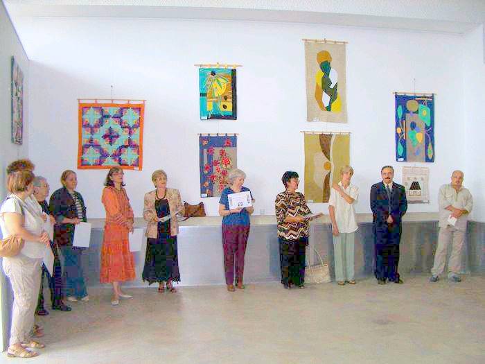 Expoziție de tapiserie si țesături Elena Hăbășescu VIDEO