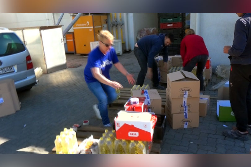 Carașul Ajută Ucraina – Campanie umanitară – Peste 20 de tone de alimente au plecat spre țara vecină VIDEO