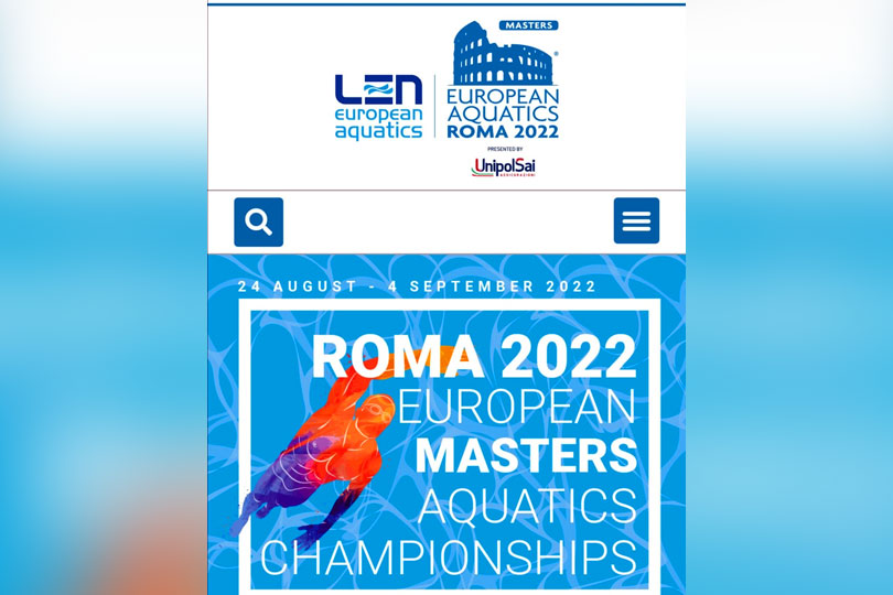 Înotătorii masters “Resita 07” participă la Roma la Campionatul European de Înot