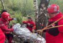 Intervenție deosebit de grea a echipei Salvamont – Muntele Mic – Turist polonez salvat din râpă VIDEO