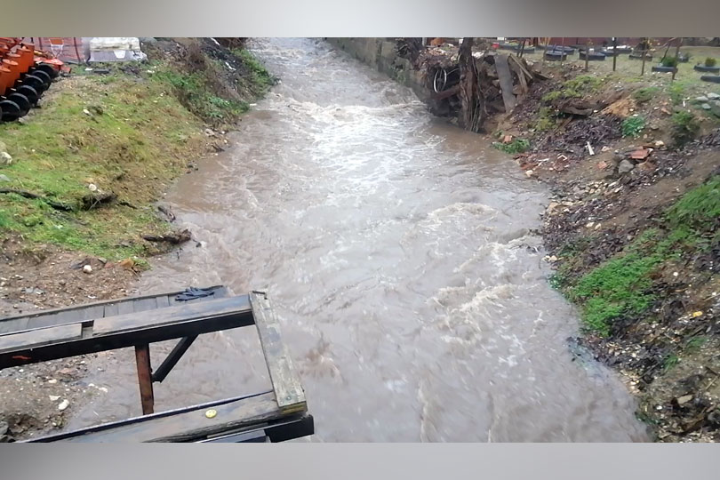 Pericol de inundații în comuna Teregova  VIDEO