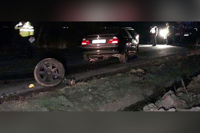 Accident carambol cu trei autoturisme pe DN58B la Gherteniș VIDEO