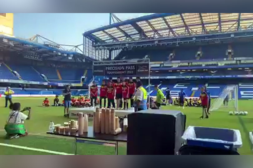 Copiii din Dalboșeț la Turneul de fotbal Precision Pass pe Stamford Bridge Chelsea FC VIDEO