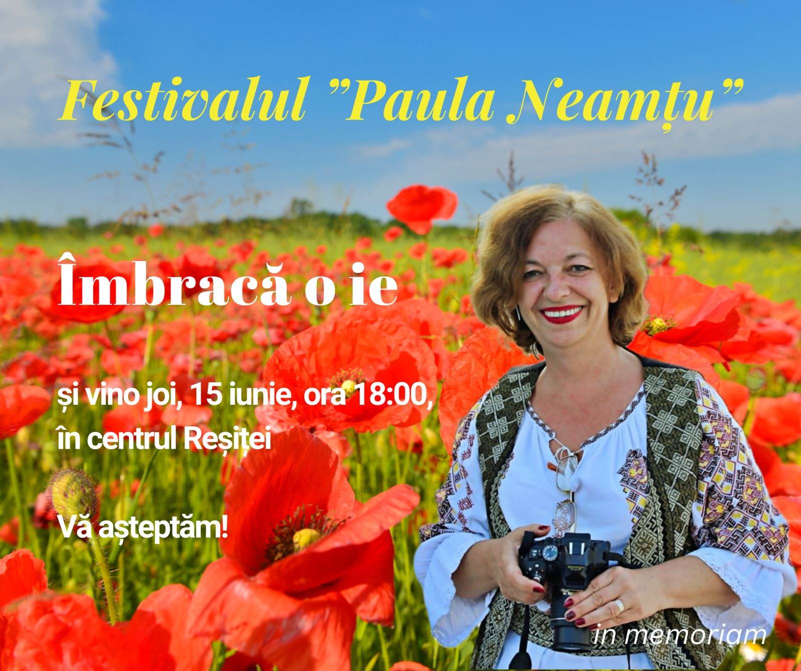 Trei ani fără Paula Neamțu! In memoriam! Prima ediție a Festivalului Paula Neamțu! VIDEO